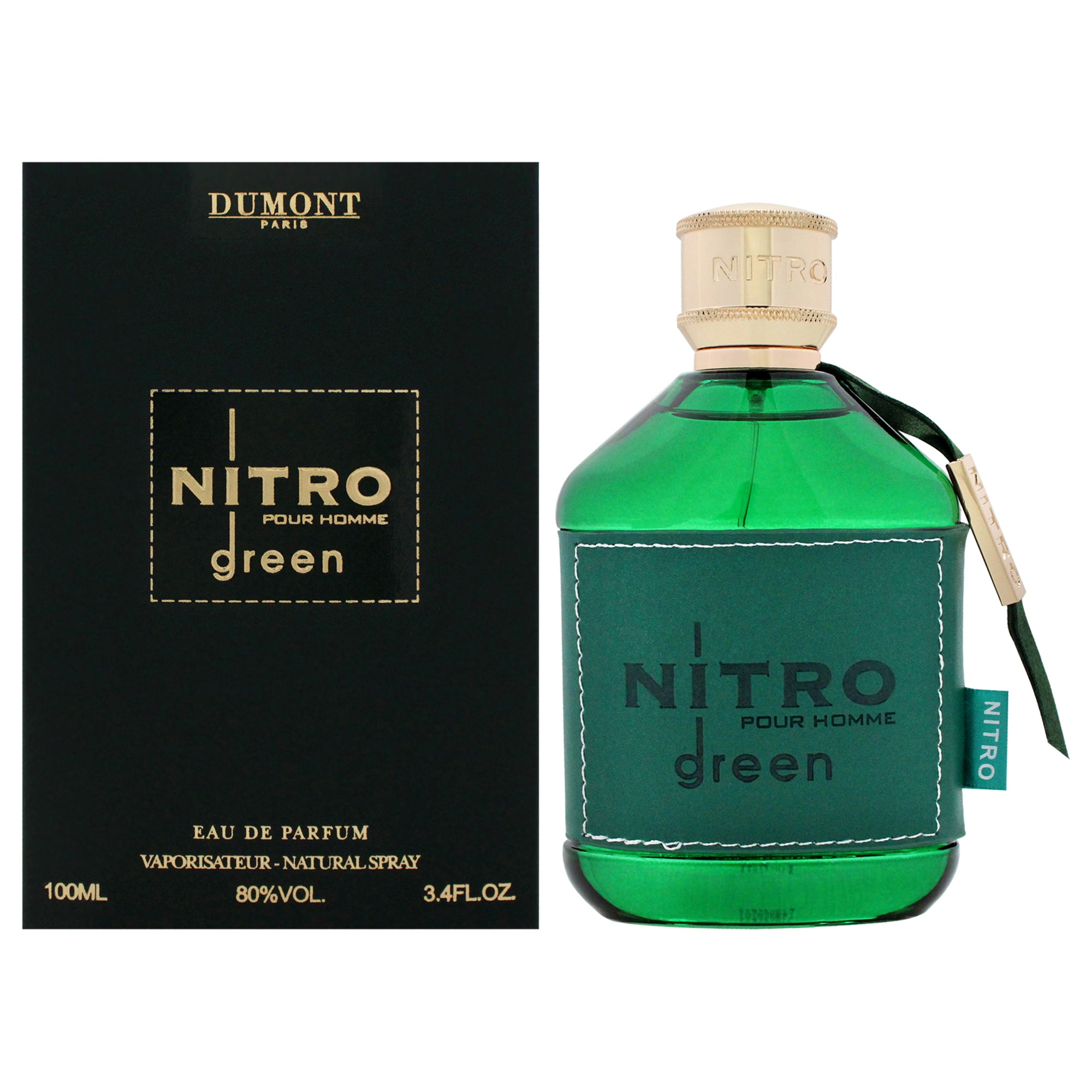 Nitro - Green by Dumont for Men - 3.4 oz EDP Spray