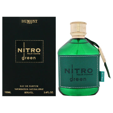 Nitro - Green by Dumont for Men - 3.4 oz EDP Spray