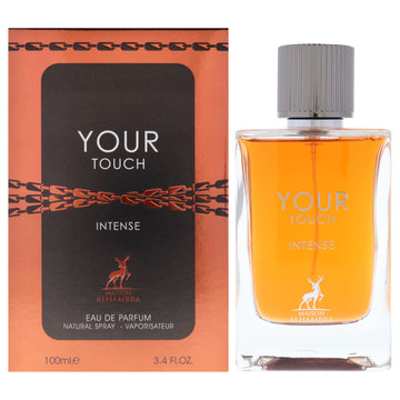 Your Touch Intense by Maison Alhambra for Men - 3.4 oz EDP Spray