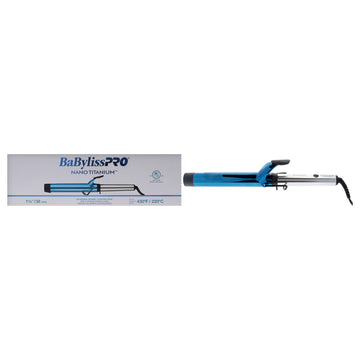 Nano Titanium Extended-Barrel Curling Iron - BNTW150XLUC Blue-Grey by BaBylissPRO for Unisex - 1.5 Inch Curling Iron