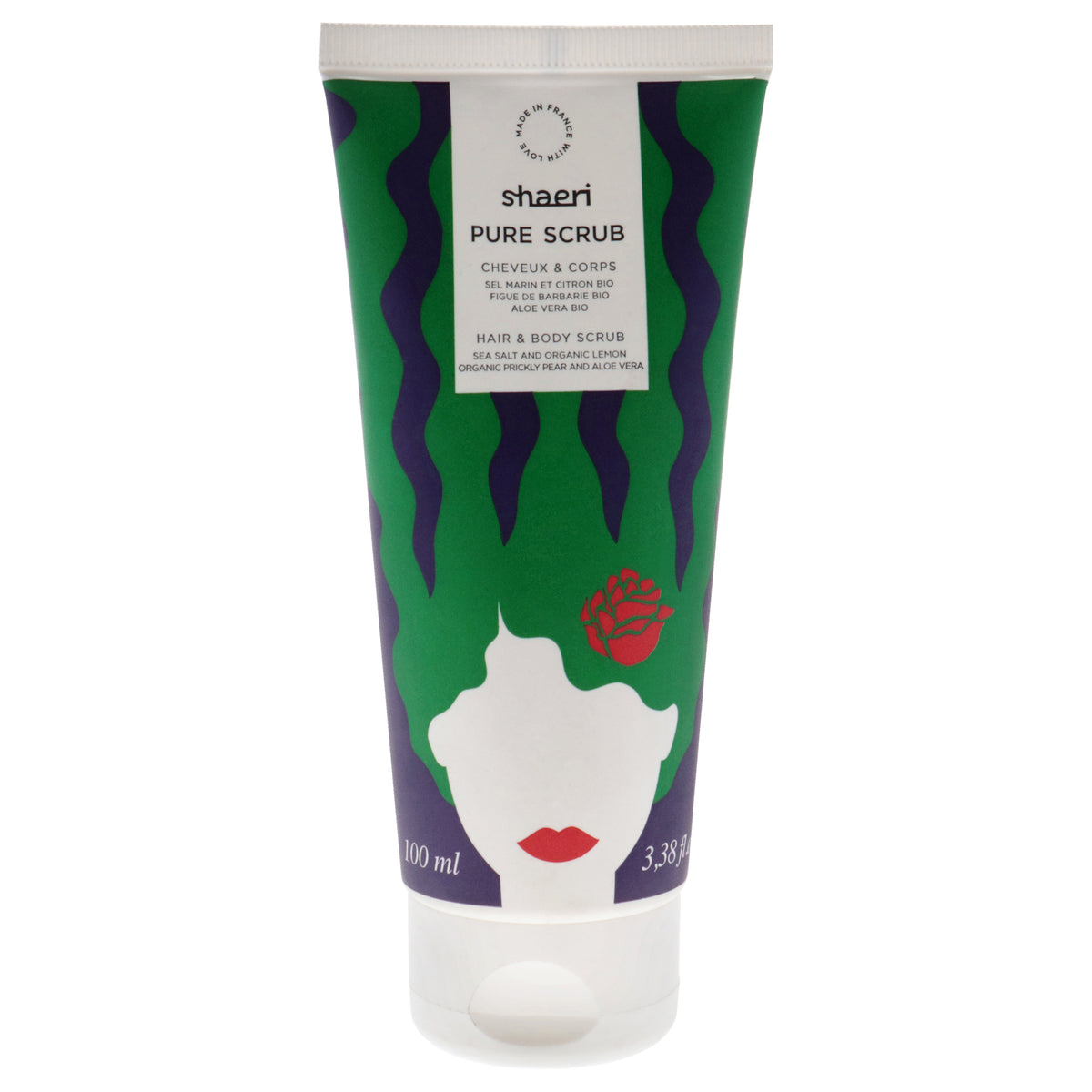 Hair and Body Pure Scrub by Shaeri for Women - 3.38 oz Scrub