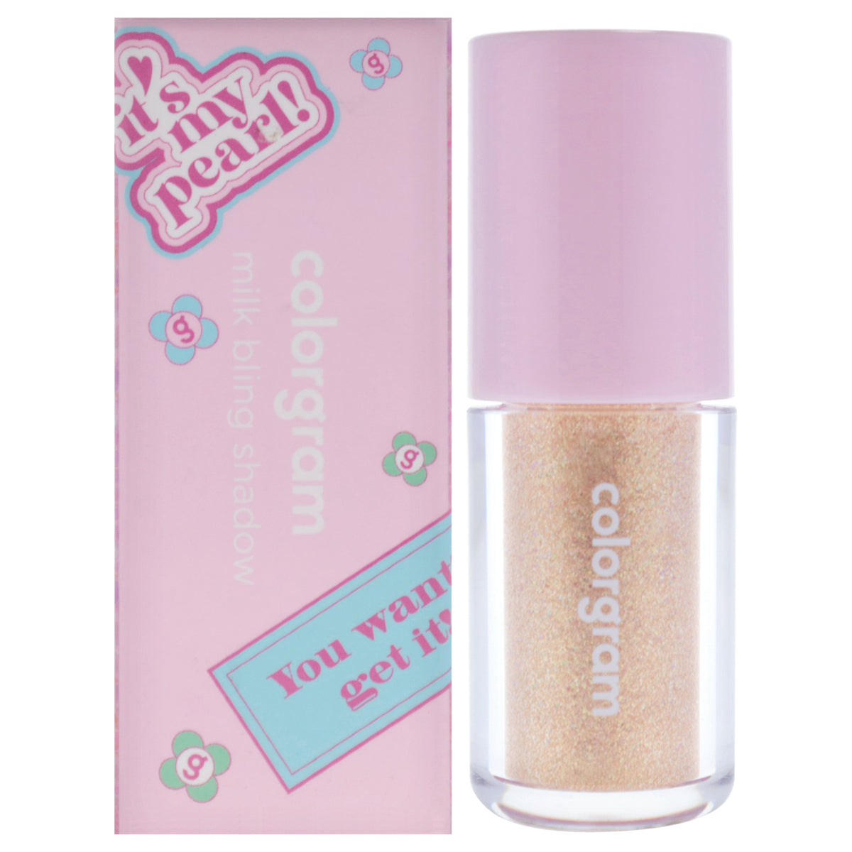 Milk Bling Shadow - 10 Final Pearl by Colorgram for Women - 0.11 oz Eye Shadow