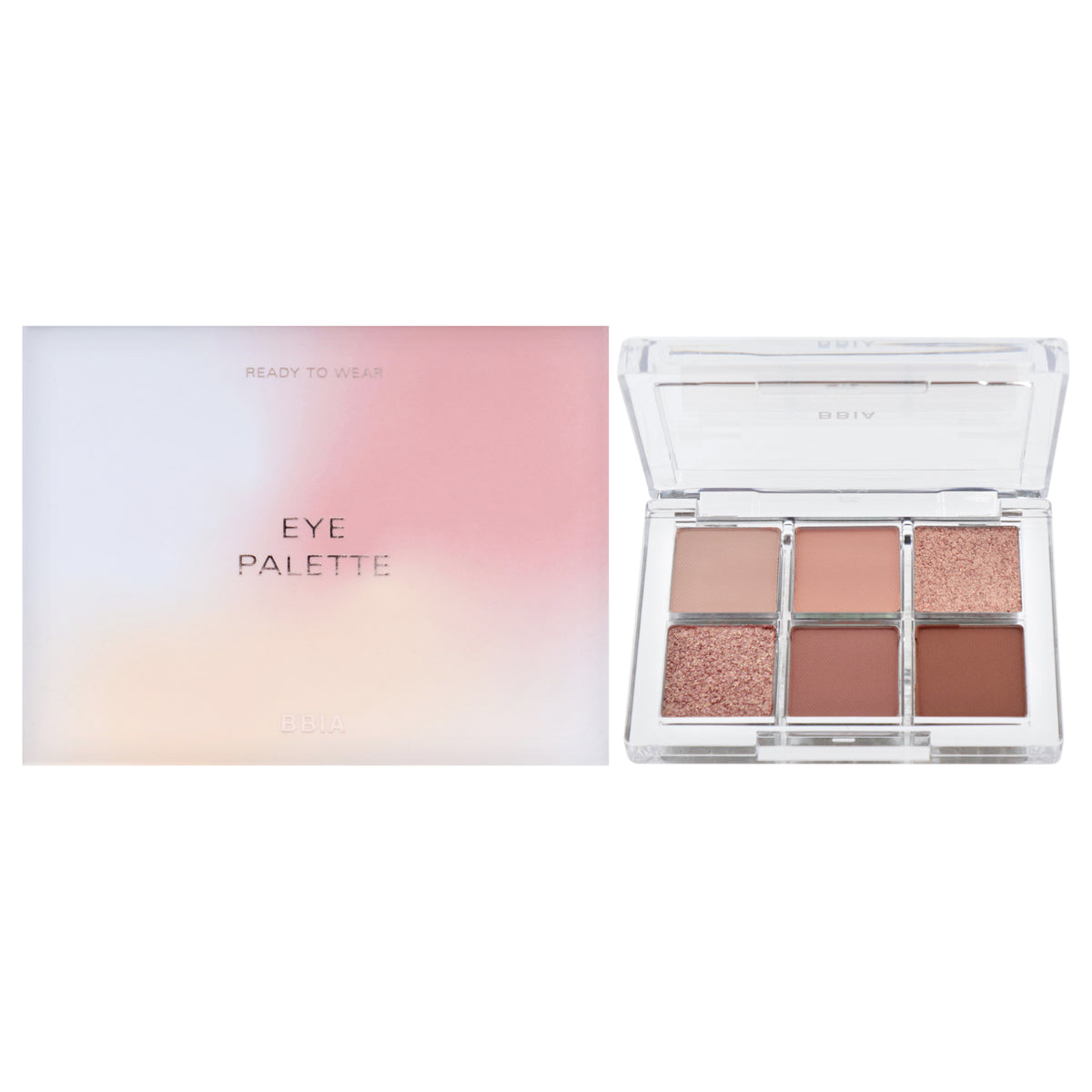Ready To Wear Eye Palette - 01 Nude Blush by BBIA for Women - 0.18 oz Eye Shadow
