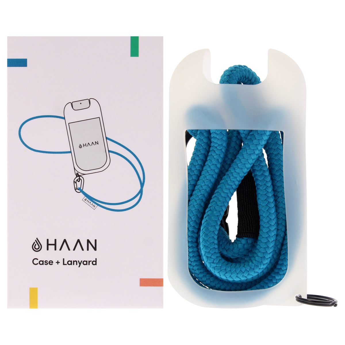 Case and Lanyard - Morning Glory by Haan for Unisex - 2 Pc Holder