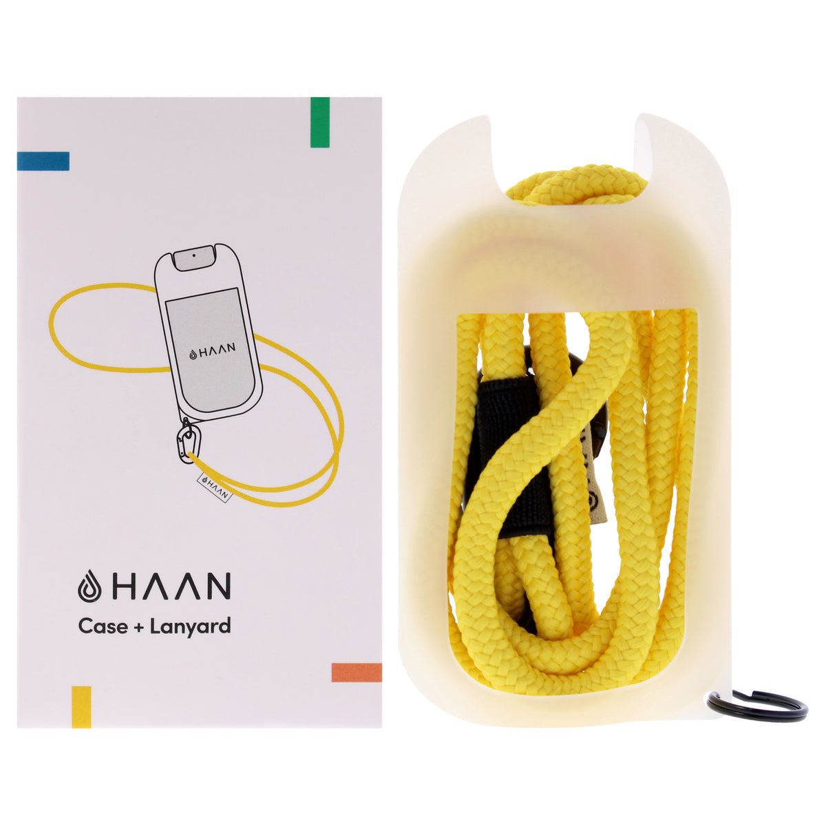 Case and Lanyard - Citrus Noon by Haan for Unisex - 2 Pc Holder
