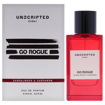 Go Rogue by Unscripted for Men - 3.4 oz EDP Spray