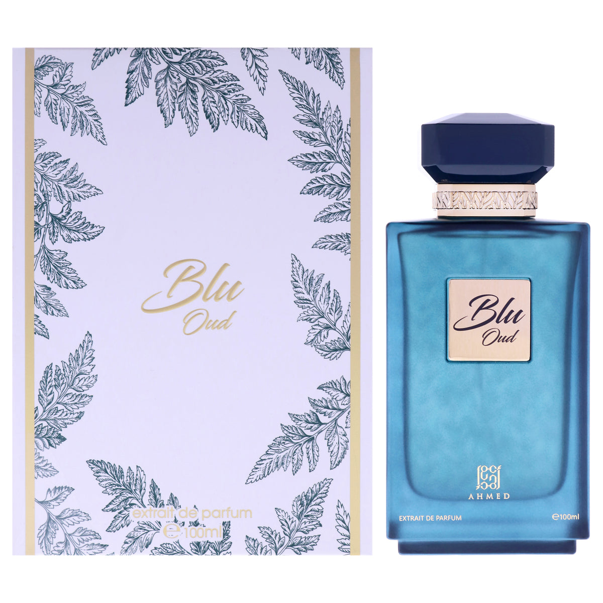 Blu Oud by Ahmed Al Maghribi for Men - 3.38 oz Extrait De Parfum Spray