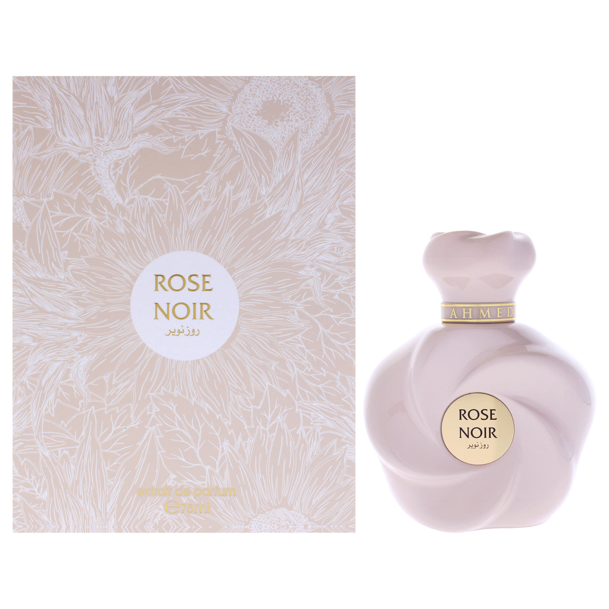 Rose Noir by Ahmed Al Maghribi for Women - 2.53 oz Extrait De Parfum Spray