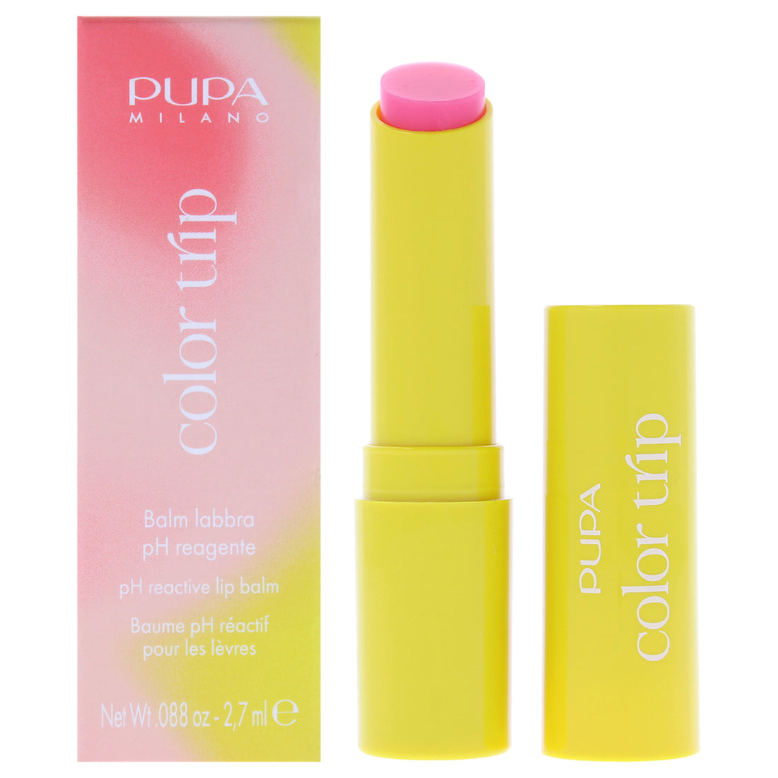 Color Trip PH Reactive Lip Balm - 001 Tropical Blossom by Pupa Milano for Women - 0.088 oz Lip Balm