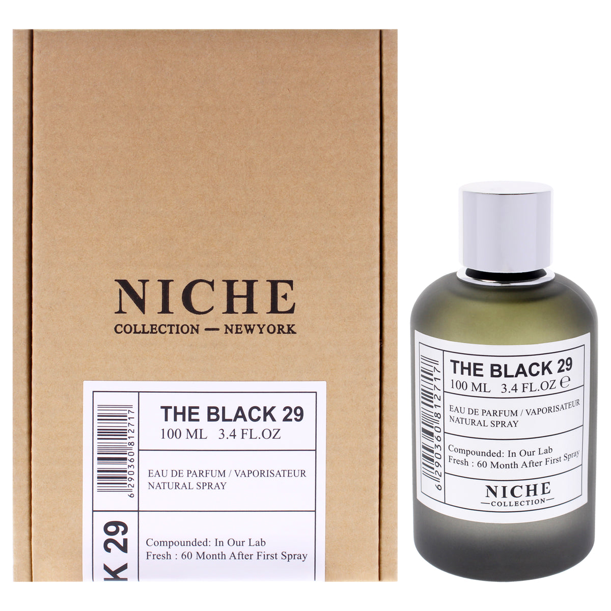 Niche Collection - The Black 29 by Khalis for Men - 3.4 oz EDP Spray