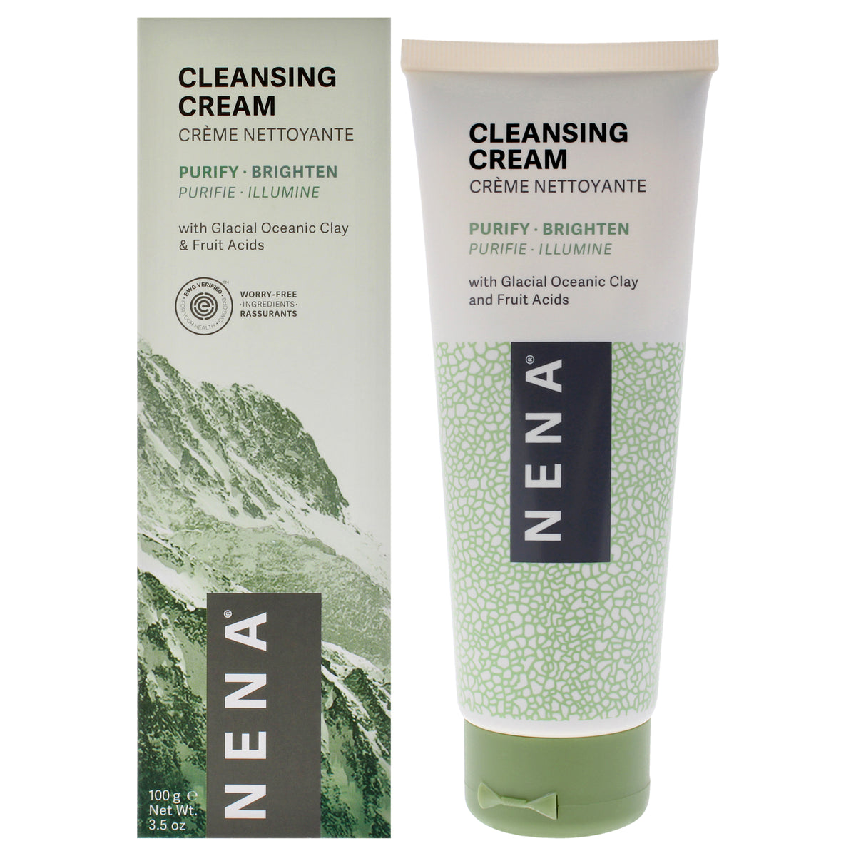 Cleansing Cream by NENA Skincare for Women - 3.5 oz Cream