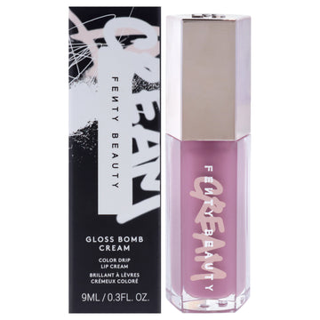 Gloss Bomb Cream Color Drip Lip Cream - 01 Mauve Wives by Fenty Beauty for Women - 0.3 oz Lipstick