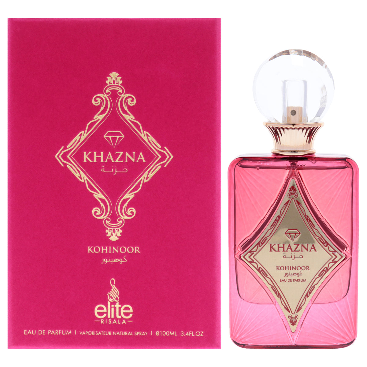 Elite - Khazna Kohinoor by Risala for Unisex - 3.4 oz EDP Spray