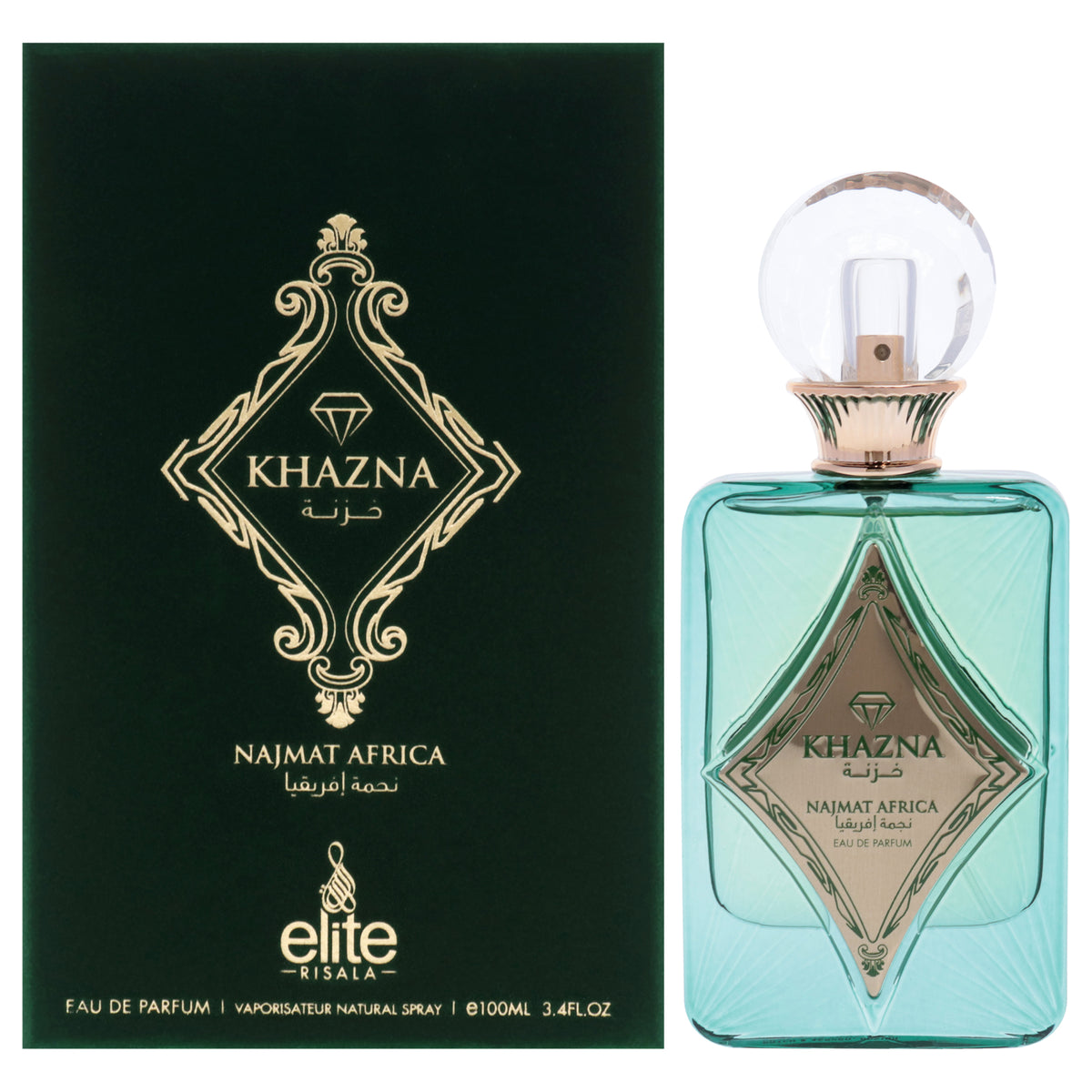 Elite - Khazna Najmat Africa by Risala for Unisex - 3.4 oz EDP Spray