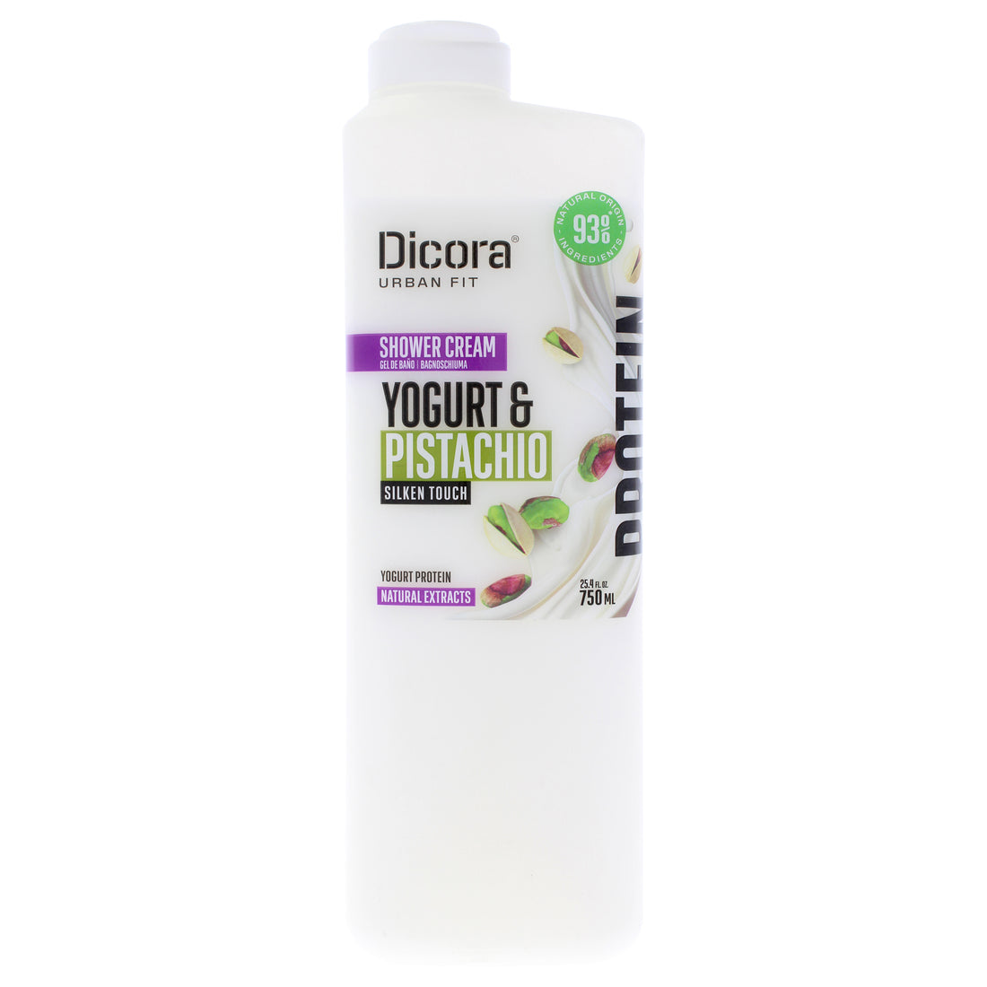 Shower Cream - Protein Yogurt and Pistachio by Dicora Urban Fit for Unisex - 25.4 oz Shower Cream