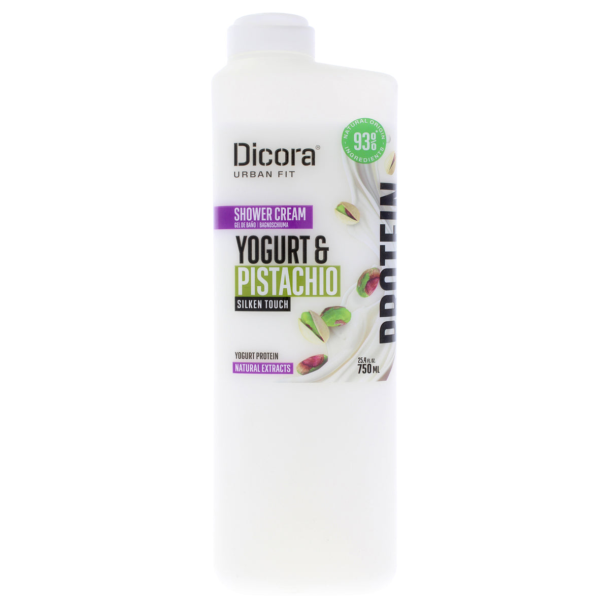 Shower Cream - Protein Yogurt and Pistachio by Dicora Urban Fit for Unisex - 25.4 oz Shower Cream