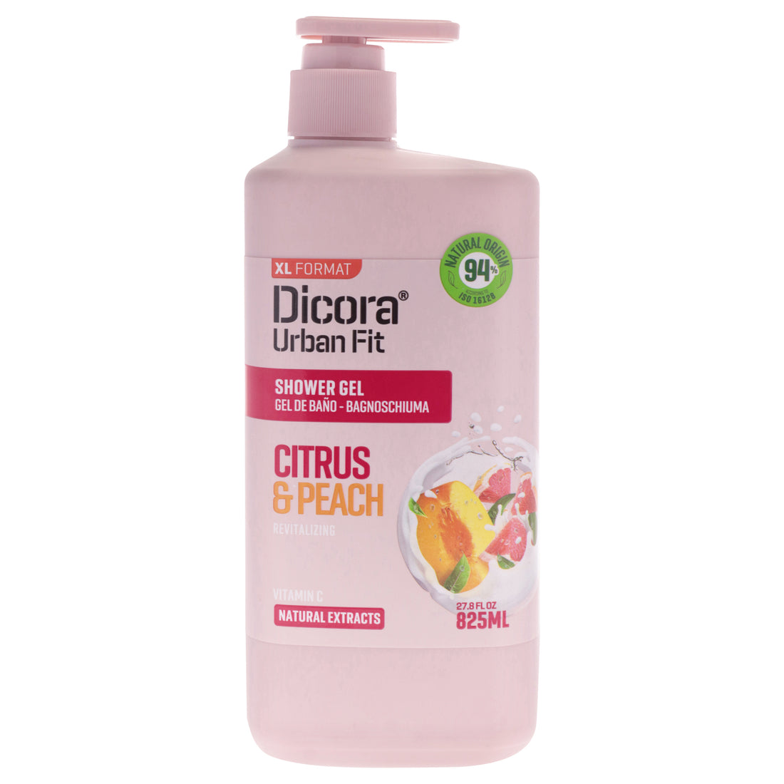 Shower Gel - Citrus and Peach by Dicora Urban Fit for Unisex - 27.8 oz Shower Gel