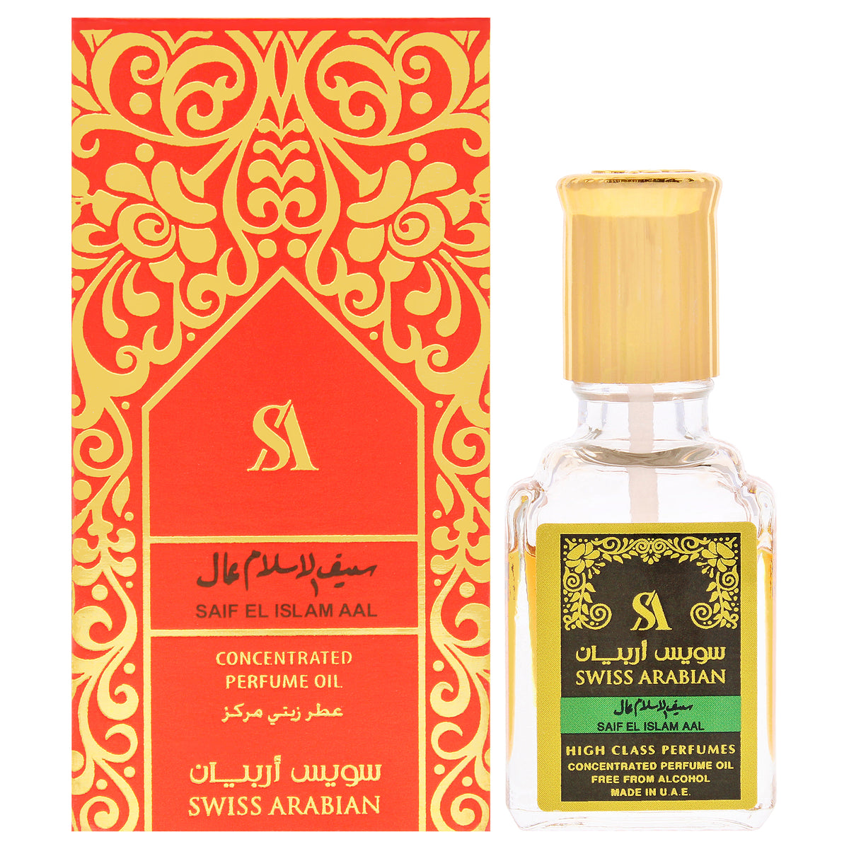 Saif El Islam AAL by Swiss Arabian for Unisex - 0.16 oz Concentrated Perfume Oil Rollerball