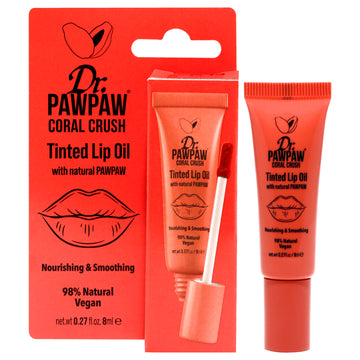 Tinted Lip Oil - Coral Crush by Dr. PawPaw for Women - 0.27 oz Lip Oil