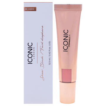 Sheer Cream Blush - Cheeky Coral by Iconic London for Women - 0.42 oz Blush