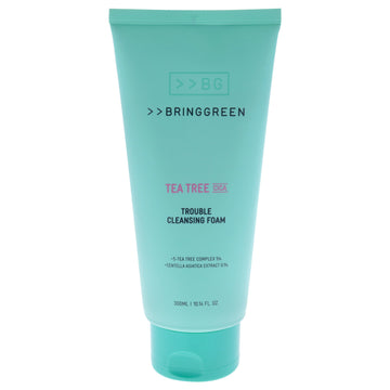 Trouble Cleansing Foam - Tea Tree Cica by Bring Green for Women - 10.14 oz Cleanser