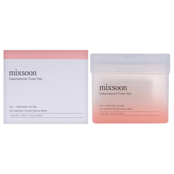 Galactomyces Toner Pad by Mixsoon for Women - 60 Pc Pads