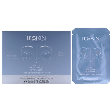 Cryo De-Puffing Eye Mask by 111Skin for Unisex - 8 Pair Mask
