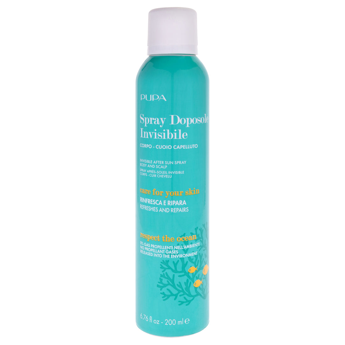 Invisible After Sun Spray by Pupa Milano for Unisex - 6.76 oz Spray