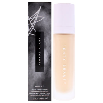 Soft Lit Naturally Luminous Longwear Foundation - 130 Light Warm Olive by Fenty Beauty for Women - 1.08 oz Foundation