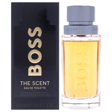 Boss The Scent by Hugo Boss for Men - 1.6 oz EDT Spray (Refillable)