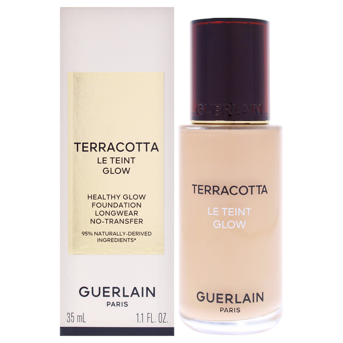 Terracotta Le Teint Glow Healthy Glow Foundation - 1.5N Neutral by Guerlain for Women - 1.1 oz Foundation