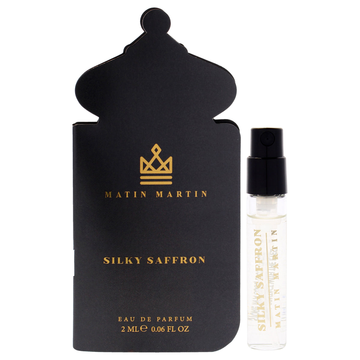 Silky Saffron by Matin Martin for Unisex - 2 ml EDP Spray Vial