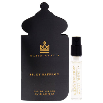 Silky Saffron by Matin Martin for Unisex - 2 ml EDP Spray Vial