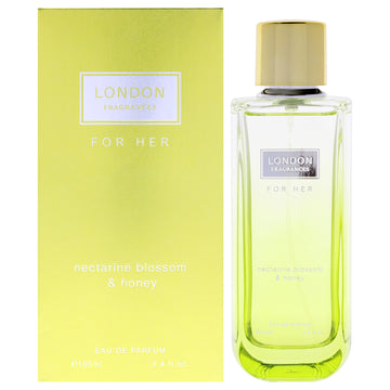 London Fragrances - Nectarine Blossom and Honey by Fine Perfumery for Women - 3.4 oz EDP Spray
