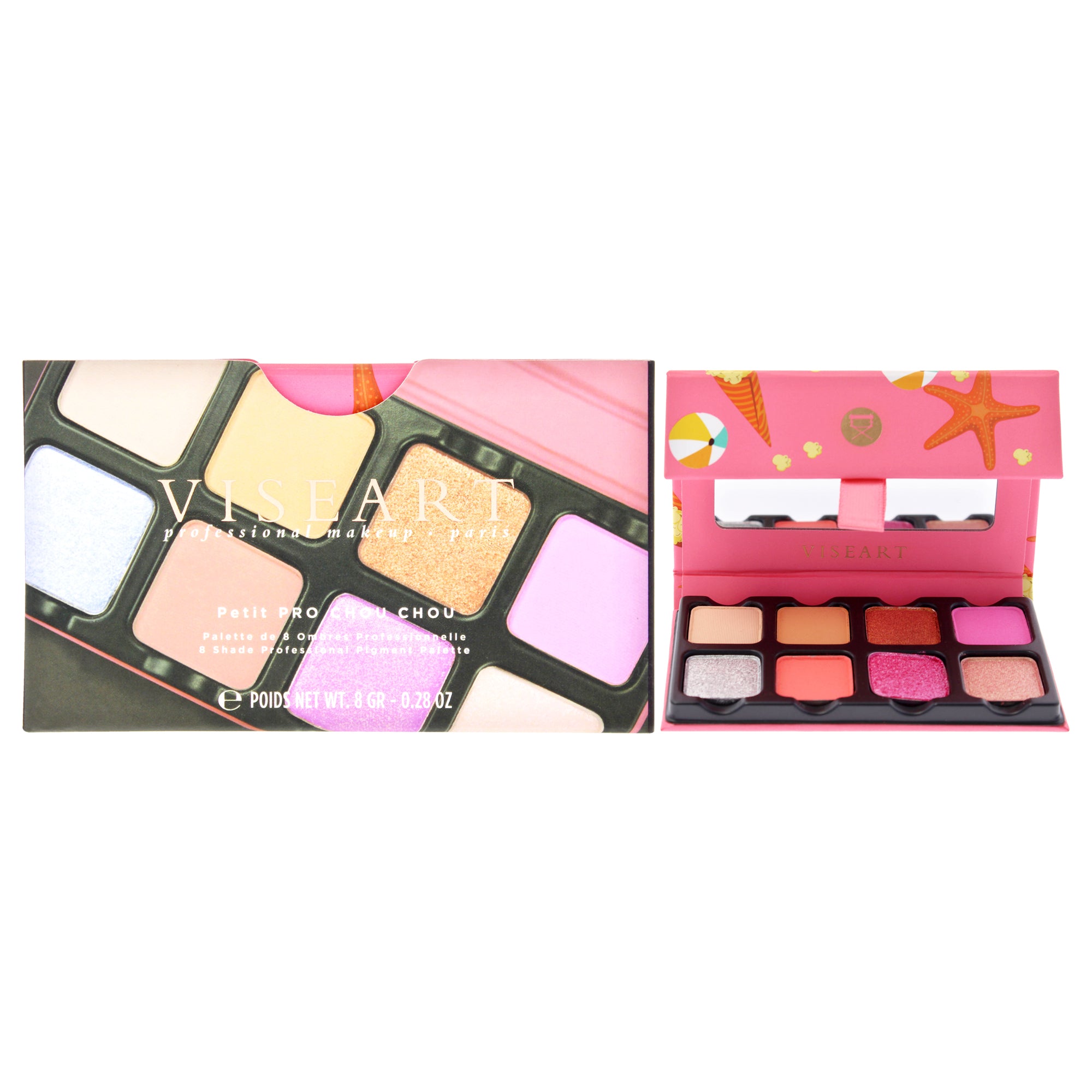 Petit Pro Eyeshadow Palette - Chou Chou by Viseart Paris for Women - 0.28 oz Eye Shadow