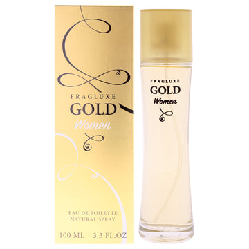 Gold by Fragluxe for Women - 3.3 oz EDT Spray