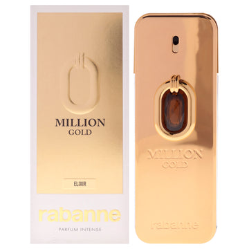 1 Million Gold Elixir Intense by Paco Rabanne for Men - 3.4 oz Parfum Spray