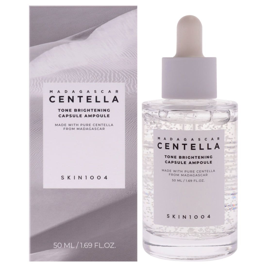 Madagascar Centella Tone Brightening Capsule Ampoule by Skin1004 for Women - 1.69 oz Toner