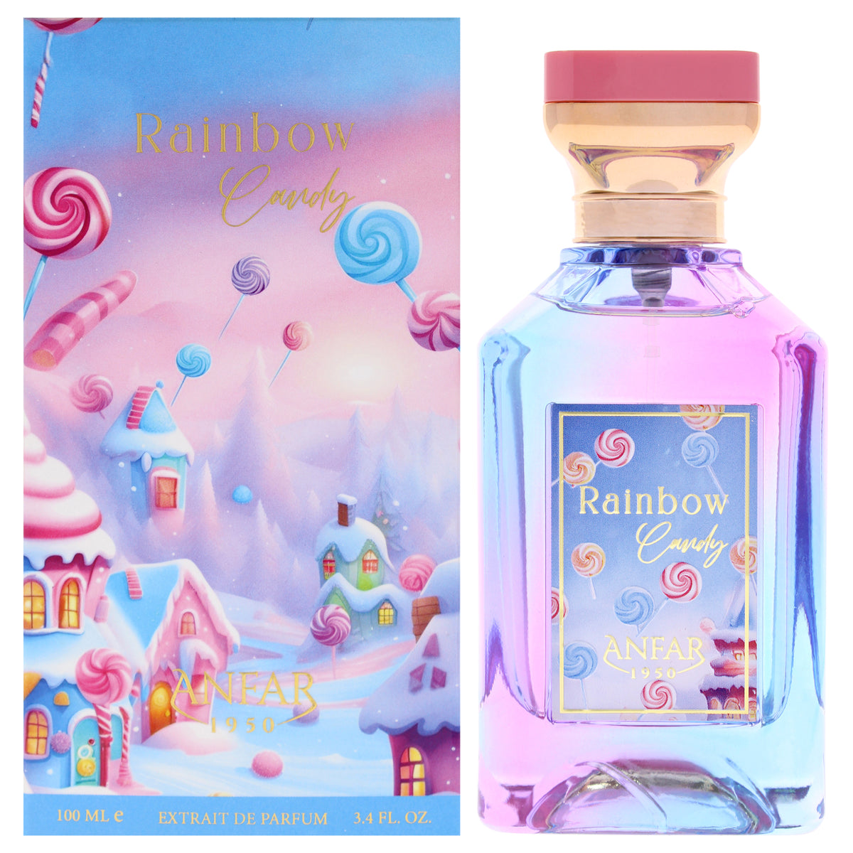 Rainbow Candy by Anfar for Women - 3.4 oz Extrait De Parfum Spray