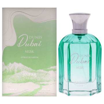 Dunes Dubai - Musk by Anfar for Unisex - 3.4 oz Extrait De Parfum Spray