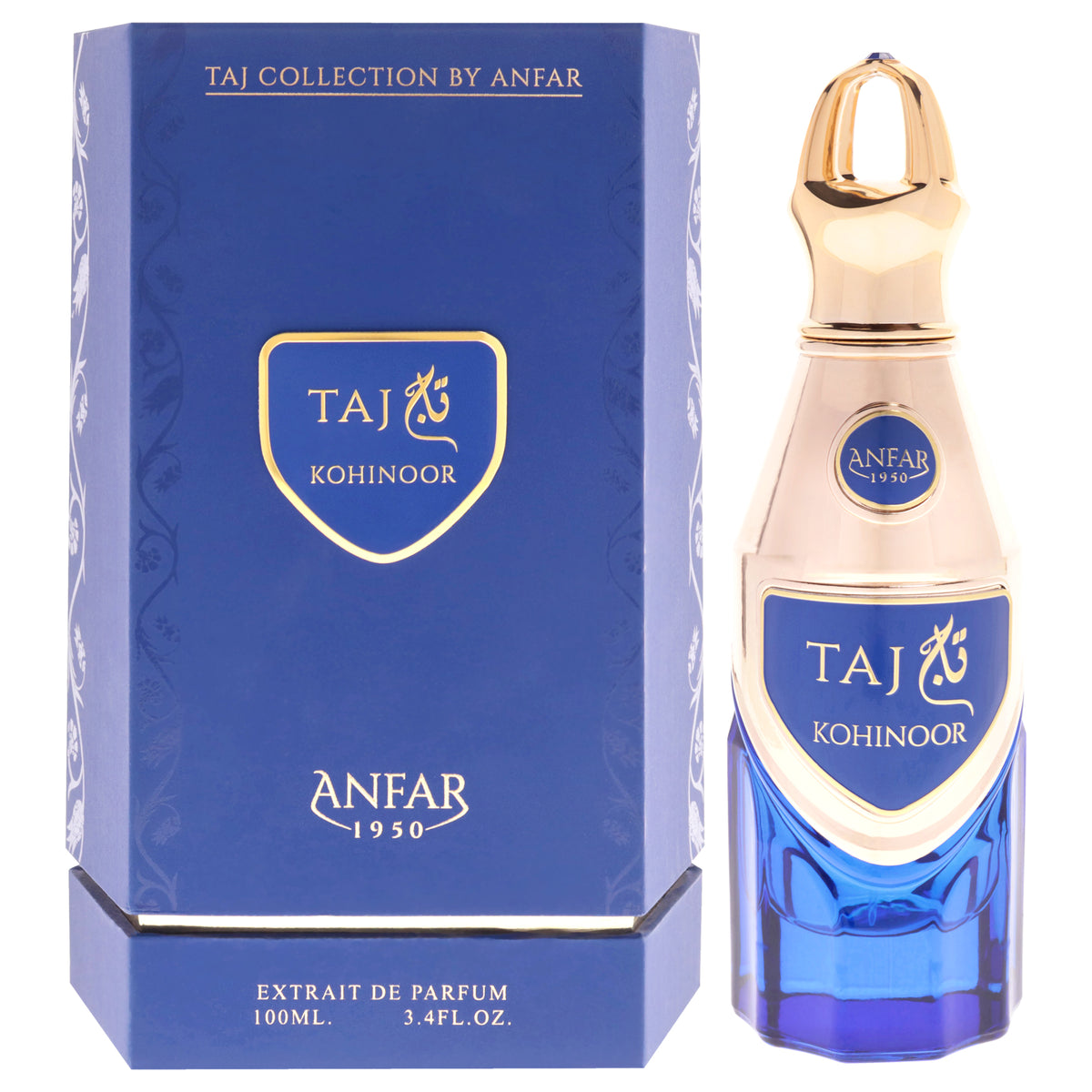 Taj Collection - Kohinoor by Anfar for Men - 3.4 oz Extrait De Parfum Spray
