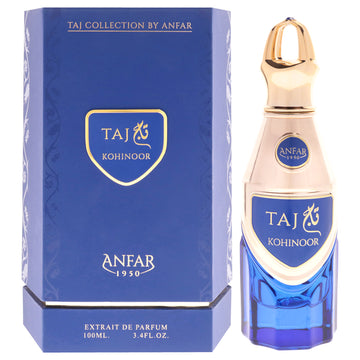 Taj Collection - Kohinoor by Anfar for Men - 3.4 oz Extrait De Parfum Spray
