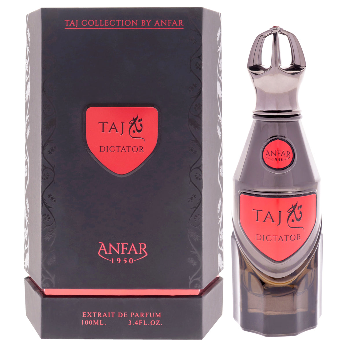Taj Collection - Dictator by Anfar for Men - 3.4 oz Extrait De Parfum Spray