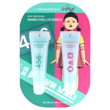 X Netflix Squid Game Edition - Bamboo Hyalu Lip Essence by Bring Green for Unisex - 2 x 0.38 oz Lip Balm