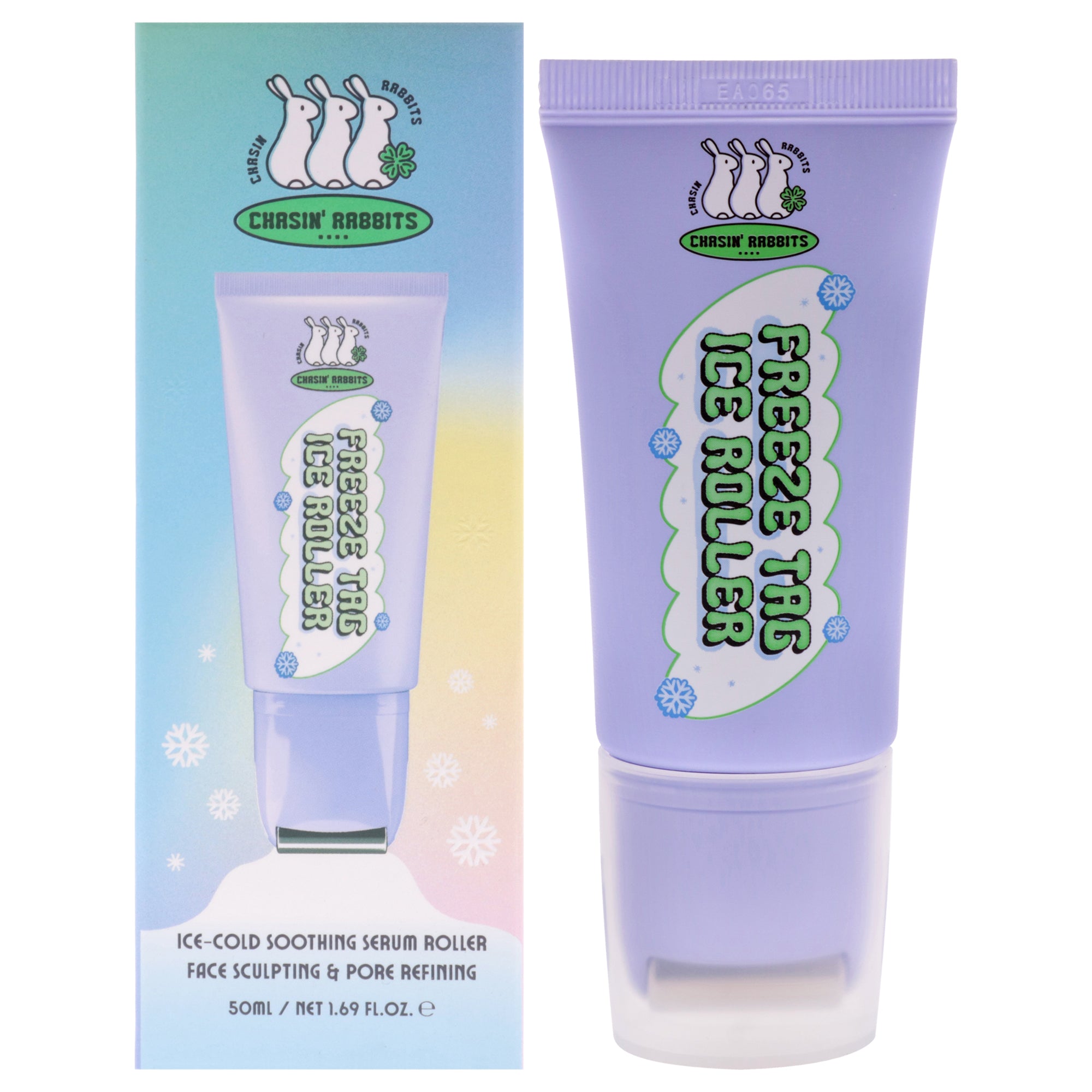 Freeze Tag Ice Roller Face by Chasin Rabbits for Unisex - 1.69 oz Serum