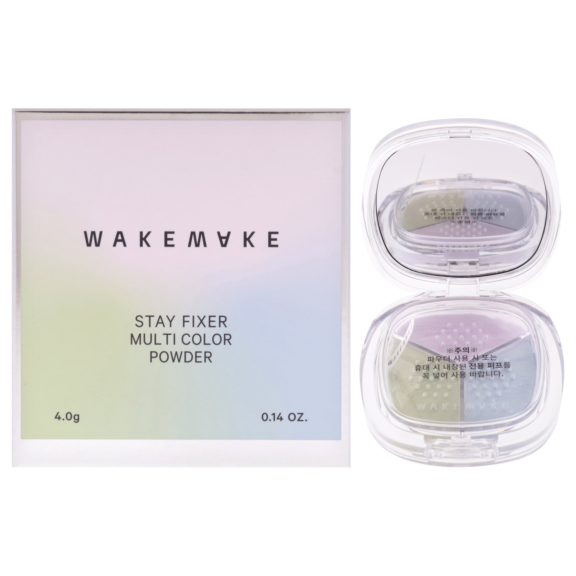 Stay Fixer Multi Color Powder - 01 Pale Clear by Wakemake for Women - 0.14 oz Powder