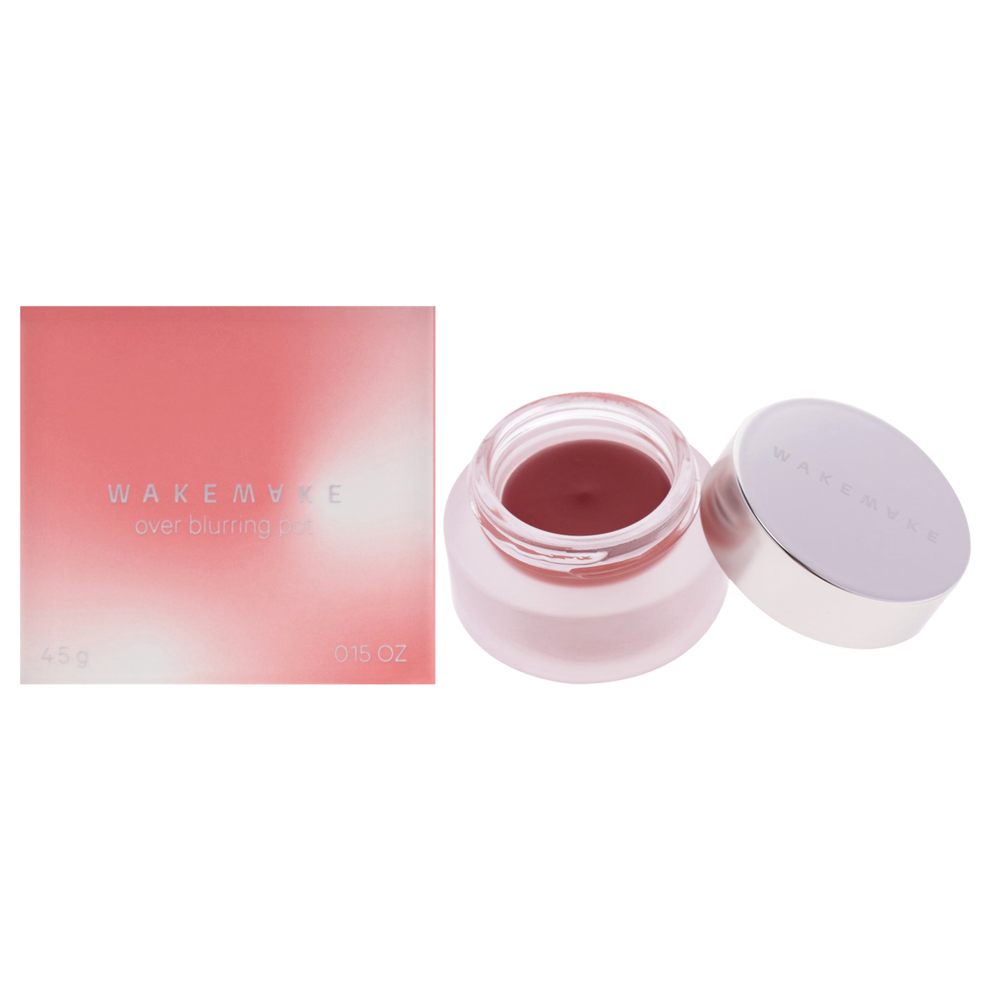 Over Blurring Pot - 02 Rose Beige by Wakemake for Women - 0.15 oz Makeup