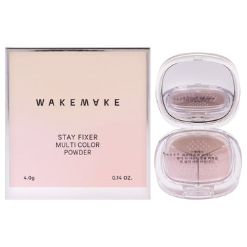 Stay Fixer Multi Color Powder - 03 Satin Pink by Wakemake for Women - 0.14 oz Powder
