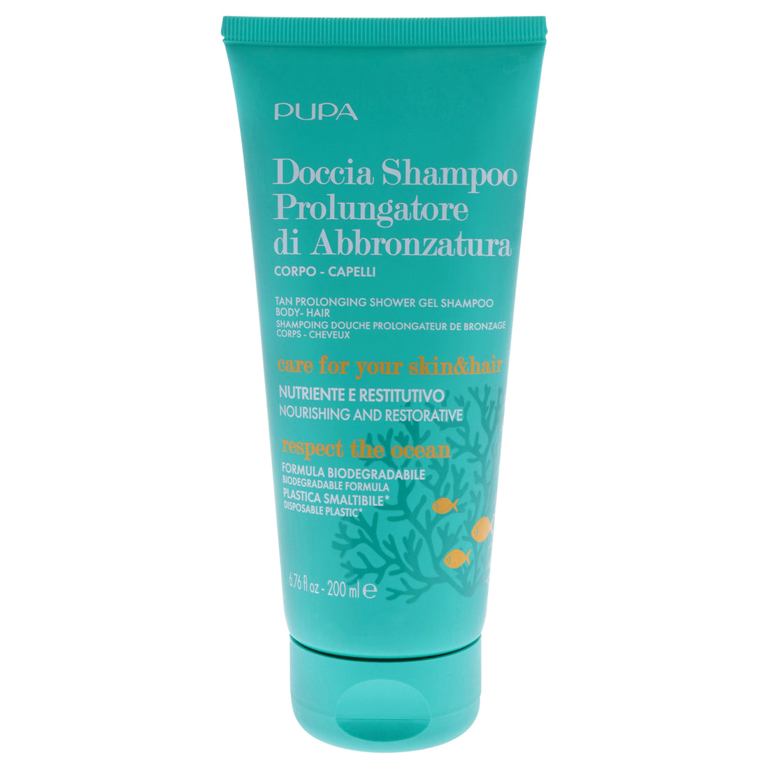 Tan Prolonging Hair and Body Wash by Pupa Milano for Unisex - 6.76 oz Body Wash