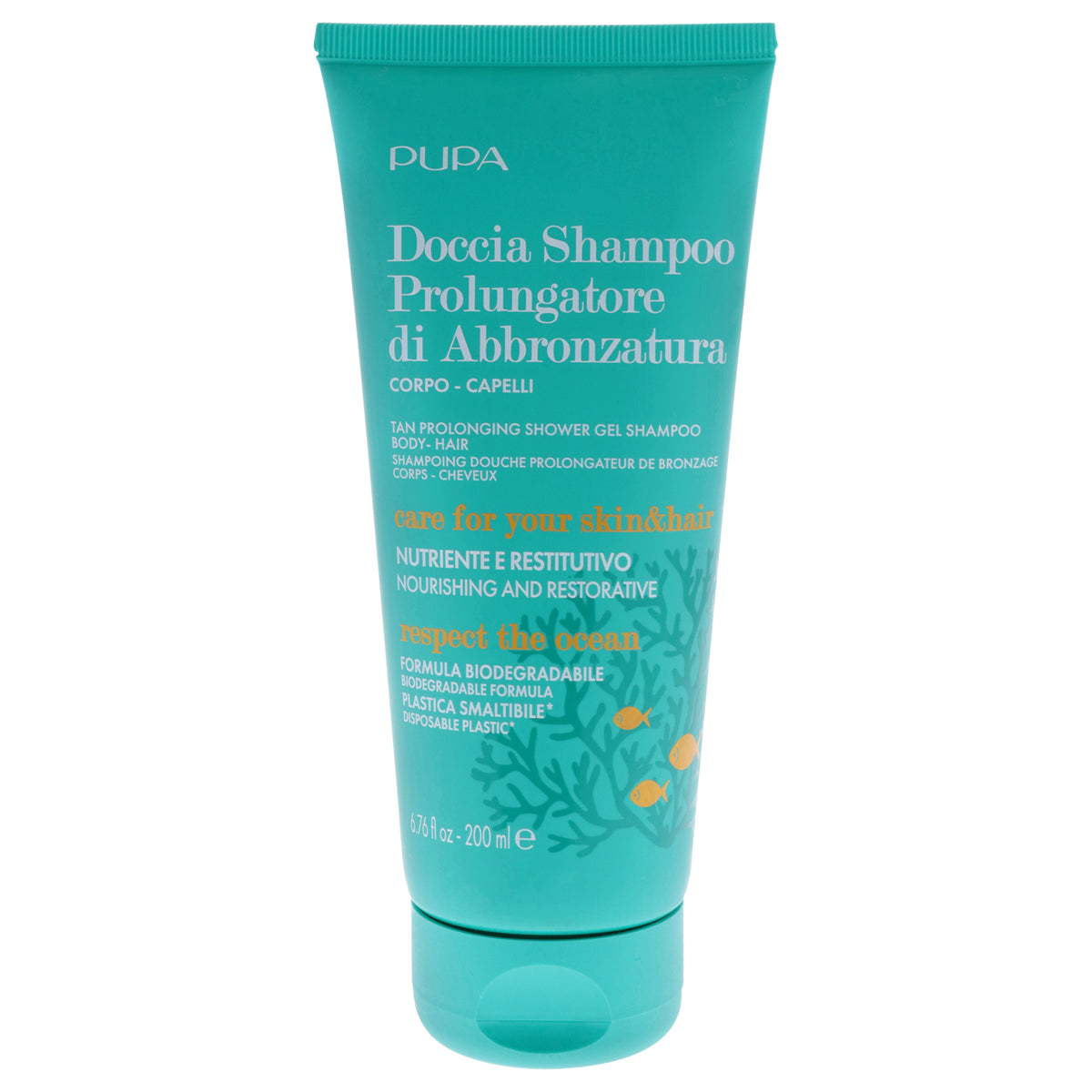 Tan Prolonging Hair and Body Wash by Pupa Milano for Unisex - 6.76 oz Body Wash